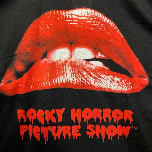 The Rocky Horror Picture Show Red Lips Mesh T-Shirt Medium - Picture 2 of 4